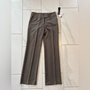 3/$30 Suzy Shier classic straight leg trouser brown size 7/8 - new with tags
